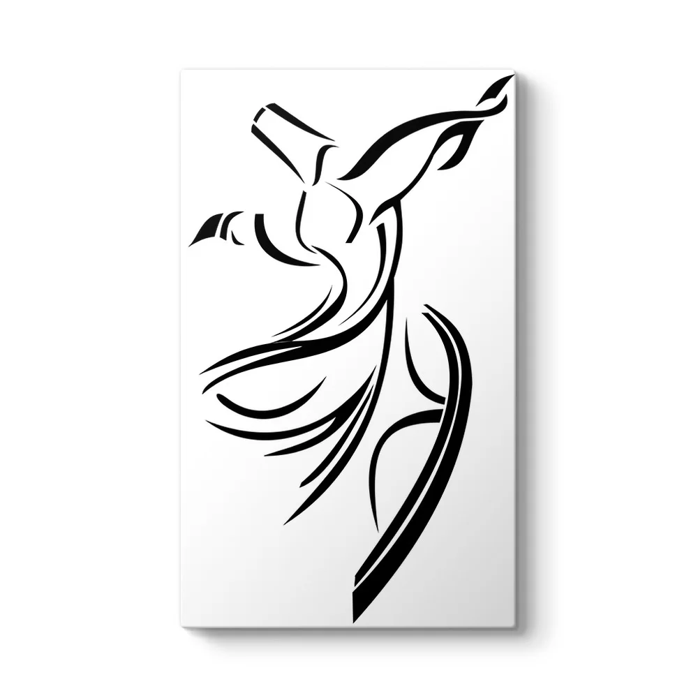 Beyaz Semazen Tablosu - Model 35